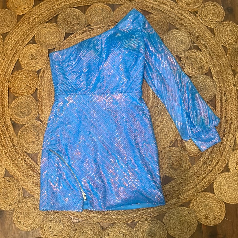 Blue hoco dress